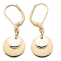 Lauren by Ralph Lauren Double Disc Drop Earrings